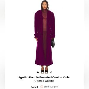 REVOLVE Magenta Heavy Coat
